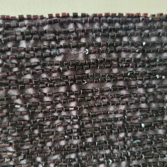 Beaded Black Clutch Small Bag ~ Contemporary & Vintage Vibe ~ Date Night ~ Fancy - Picture 16 of 16